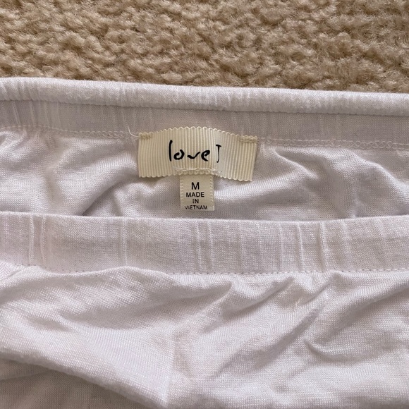 White Crop Top Medium - Picture 2 of 2